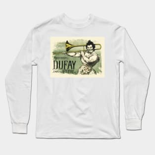 MARGUERITE DUFAY Trombonist Les Maîtres de l'Affiche, Chaix, Paris, 1899 Long Sleeve T-Shirt